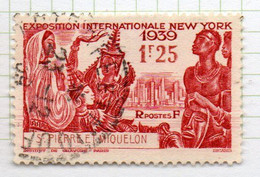 37CRT266 - ST PIERRE ET MIQUELON 1939 ,  Yvert N. 189 Usato. - Used Stamps