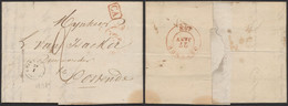Précurseur - LAC Datée (1838, Origine Manquant) + Cachet T18 Ghistelles Et Cachet Dateur Peu Lisible > Oostende - 1830-1849 (Belgio Indipendente)