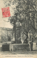 CPA FRANCE 84 "Sarrians, Fontaine De La Place Des Platanes" - Sarrians