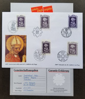 Vatican - Poland - Czech - Hungary - Germany Joint Issue St. Adalbert 1997 (joint FDC) *guaranty Card *limited - Lettres & Documents