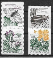 Thème Insectes - Suède - Timbres ** - Sans Charnière - TB - Autres & Non Classés