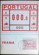 Portugal - ATM Machine Stamps - FDC (postcard) - FRAMA (Funchal) - Machines à Affranchir (EMA)