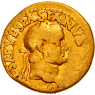 Monnaie, Vespasien, Aureus, 71, Lyon - Lugdunum, B+, Or, RIC:1112 - Die Flavische Dynastie (69 / 96)