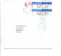 PAYS BAS AFFRANCHISSEMENT COMPOSE SUR LETTRE POUR LA SUISSE 2011 - Otros & Sin Clasificación