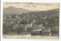 83 Var Ollioules Vue Prise Du Calvaire écrit Du 8e Regiment Coloniale 25e Cie Toulon 1915 - Ollioules