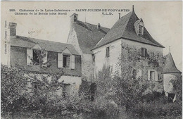 44  Saint Julien De  Vouvantes  - Chateau De La Briais Cote Nord - Saint Julien De Vouvantes