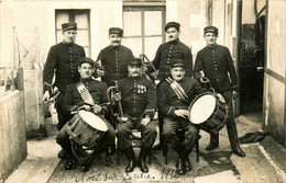 Nort Sur Erdre * Carte Photo 1912 * Fanfare De Régiment , Tambours Clairons ... * Orchestre Militaire Militaria Tambour - Nort Sur Erdre