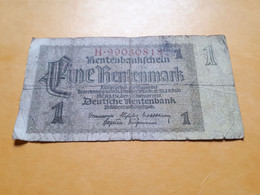 ALLEMAGNE 1 RENTENMARK 1923-1937 - 1 Rentenmark