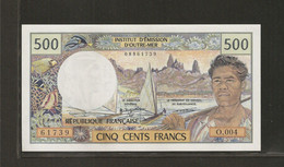 Territoires Français Du Pacifique, 500 Francs, 1985-2015 ND Issue - Unclassified