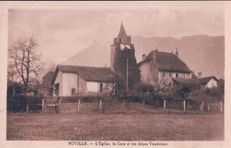 Noville VD, Eglise Et Cure (12547) - Noville