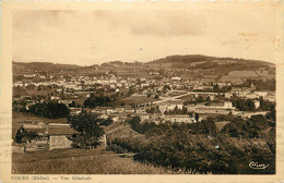 CPSM FRANCE 69 " Cours, Vue Générale" - Cours-la-Ville