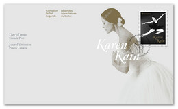 2021 Canada Ballet Karen Kain And Fernand Nau Set Of 2 FDC Superb - 2011-...