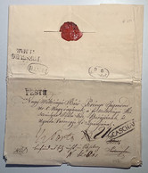 V.CASCHAU 1840 ! RETOUR Pre-Stamp Cover >Pressburg Etc (Slovakia Österreich Ungarn Vorphilatelie Brief Hungary Kassa - ...-1867 Vorphilatelie