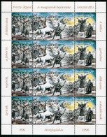 HUNGARY 1996 Magyar Conquest III Sheetlet MNH / **.  Michel  4368-70 Kb - Ongebruikt