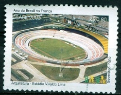 BRAZIL 2005 -  STADIUM  - SOCCER - FOOTBALL  USED - Used Stamps