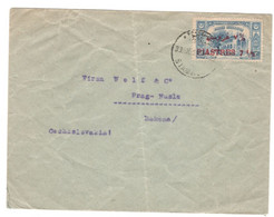 TURKEY1921:Michel 679 Cover To PRAG - Briefe U. Dokumente