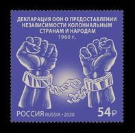 Russia 2020 Mih. 2897 Declaration On The Granting Of Independence To Colonial Countries And Peoples MNH ** - Ongebruikt