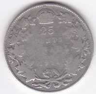 Canada 25 Cents 1911 Georges V Légende Sans DEI GRATIA, En Argent , KM# 18 - Canada