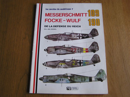 LES MORDUS DU MODELISME N° 7 Messerschmitt FW Luftwaffe Guerre 40 45 Maquette Avion Camouflage Marque Marking Aviation - Modélisme