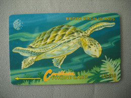 7015 Télécarte Collection TORTUE D' Eau Marine  ILES VIERGES BRITANNIQUE     ( Recto Verso)  Carte Téléphonique - Schildpadden