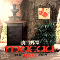 MAC0994MNH-Macau Annual Booklet With All MNH Stamps Issued In 1993 - Macau -1993 - Carnets