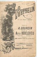 Partition Musicale Ancienne , 8 Pages , L'ORPHELIN ,duo Pour Ténor Et Basse, Gourdin , Boieldieu , Frais Fr 1.95 E - Scores & Partitions