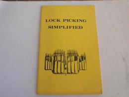 LOCK PICKING SIMPLIFIED - MANUALE TEORICO PRATICO - Anglais