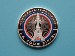 LA TOUR EIFFEL ( 31 Gr. /  40 Cm. ) Les Fleurons Français ( Detail Voir Photo ) ! - Souvenirmunten (elongated Coins)