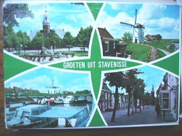 Nederland Holland Pays Bas Stavenisse Met Dorp In Groen - Stavenisse