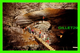 MAMMOTH CAVE, KY - BOOTH'S AMPHITHEATRE IN MAMMOTH CAVE - H. S. CROCKER CO INC - ANIMATED WITH PEOPLES - - Mammoth Cave