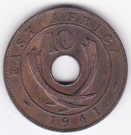 East Africa 10 Cents 1941   George VI, En Bronze , KM# 26.1 - Colonia Britannica