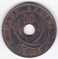 East Africa 10 Cents 1942  George VI, En Bronze , KM# 26 - Colonia Britannica