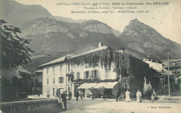 CPA FRANCE 73 " Grésy Sur Isère, Hôtel Du Commerce" - Gresy Sur Isere