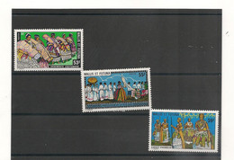 WALLIS ET FUTUNA ANNÉE 1978 COSTUMES ET TRADITIONS N° Y/T: 221/223** - Unused Stamps