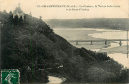 Champtoceaux * Le Château * La Vallée De La Loire Et Le Pont D'oudon - Champtoceaux