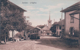 Juriens VD, Rue Animée Et Eglise (50641) - Juriens