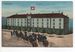 FRAUENFELD Kaserne Militär Reiter Pferde Gel. 1920 N. Teufen - Frauenfeld