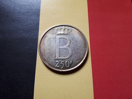 BELGIQUE BAUDOUIN 250FR FR ARGENT - 250 Francs