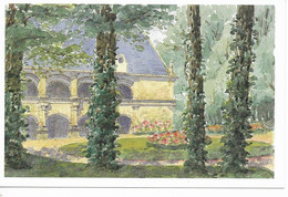 DAMPIERRE -sur-BOUTONNE -  AQUARELLE Du Docteur Jean TEXIER - Façade - Dampierre-sur-Boutonne