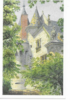 DAMPIERRE -sur-BOUTONNE -  AQUARELLE Du Docteur Jean TEXIER - Pignon Et Tourelle - Dampierre-sur-Boutonne