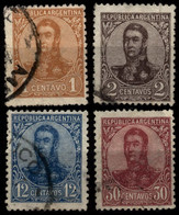 Argentina 1909 Mi 122_134 José Francisco De San Martin - Andere & Zonder Classificatie