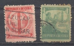 Cuba, 1939, Tabaco Habano Usados - Gebruikt