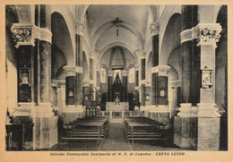 INTERNO PARROCCHIA SANTUARIO DI N.S.DI LOURDES - CREVA - LUINO - Luino