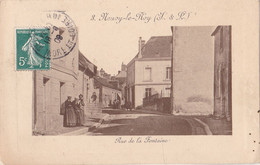 MAR-NEUVY LE ROI  EN INDRE ET LOIRE  RUE DE LA FONTAINE    CPA CIRCULEE - Neuvy-le-Roi