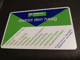 NETHERLANDS  CHIPCARD   DISTRICT DEN HAAG    CKE 036 HFL 2,50 MINT CARD    ** 5465** - Sin Clasificación