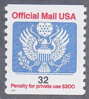 UNITED STATES     SCOTT NO  0153   MNH   YEAR  1995 - Dienstzegels