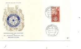 Sarre - Rotary ( FDC De 1955 à Voir) - FDC