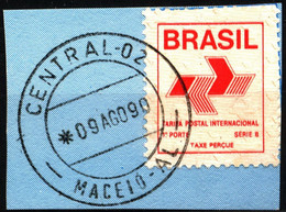 Brazil 1989 Mi 2329 1st Class Int Taxe Perque B - Gebruikt