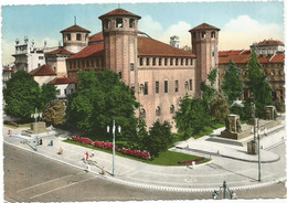 A5950 Torino - Palazzo Madama - Panorama / Viaggiata 1954 - Palazzo Madama