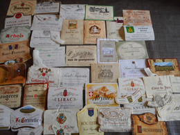 Lot 38 étiquettes Vin Années 70/90 - Collections, Lots & Séries